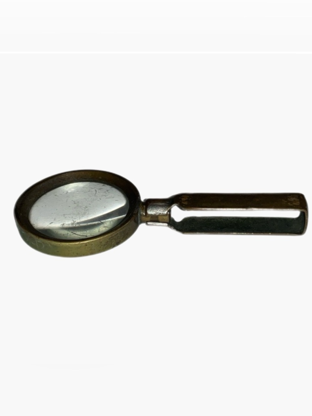 Brass Folding Magnifying Glass - Vintage - Picture 2 of 4